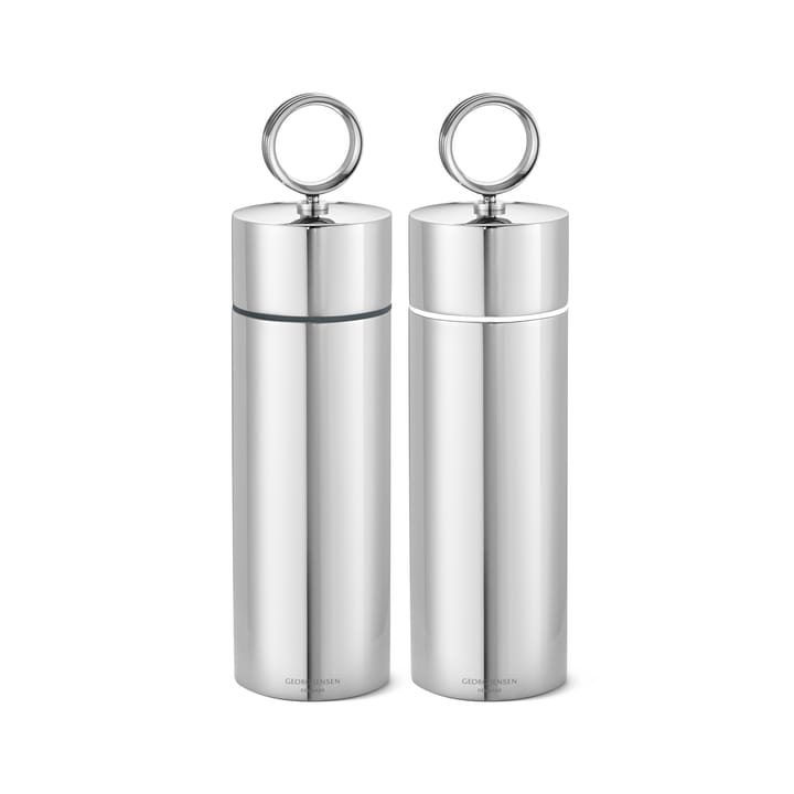 Bernadotte Salz- und Pfeffermühle Set - Rostfreier Stahl - Georg Jensen