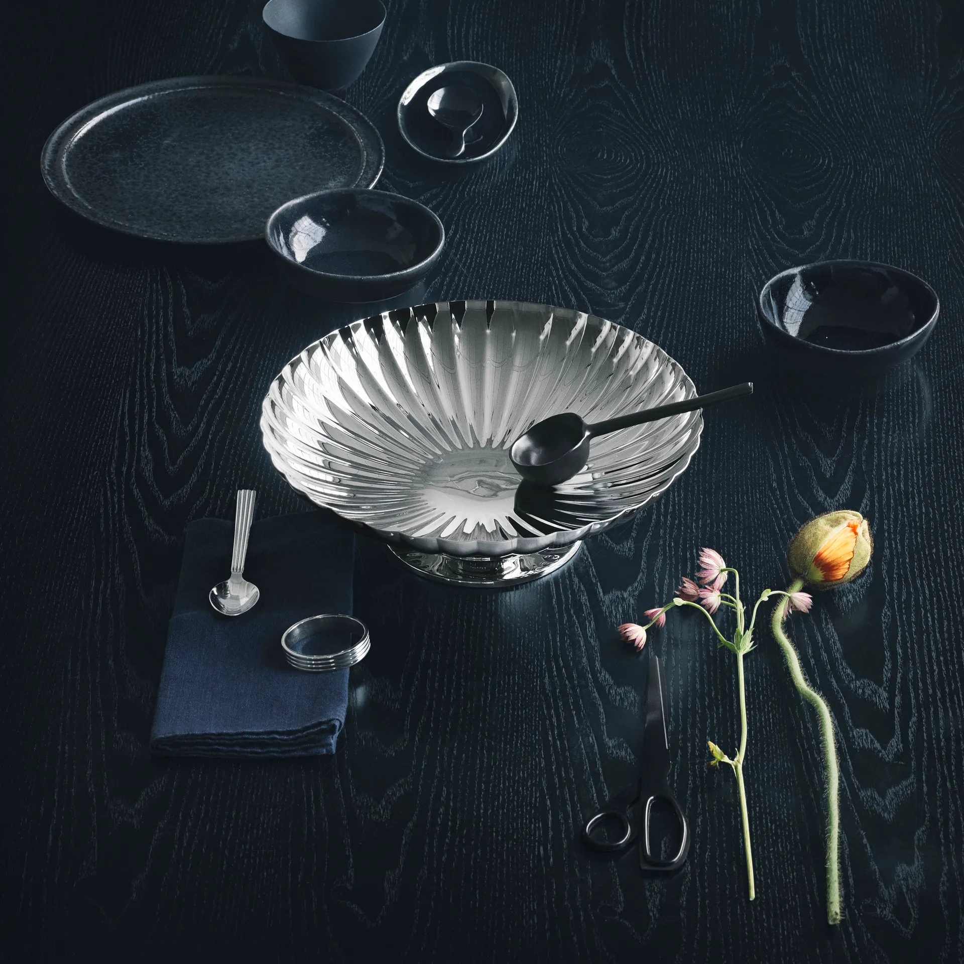 Bernadotte Sockelschale, Ø 28cm Georg Jensen