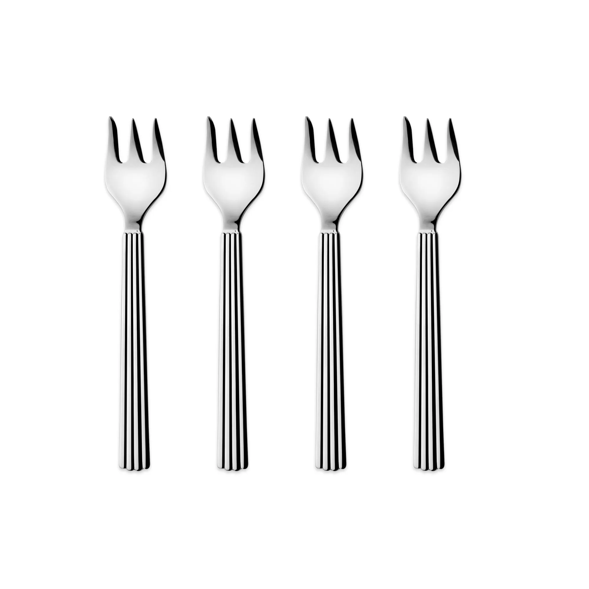 Bernadotte Tortengabel, 4er Pack Georg Jensen