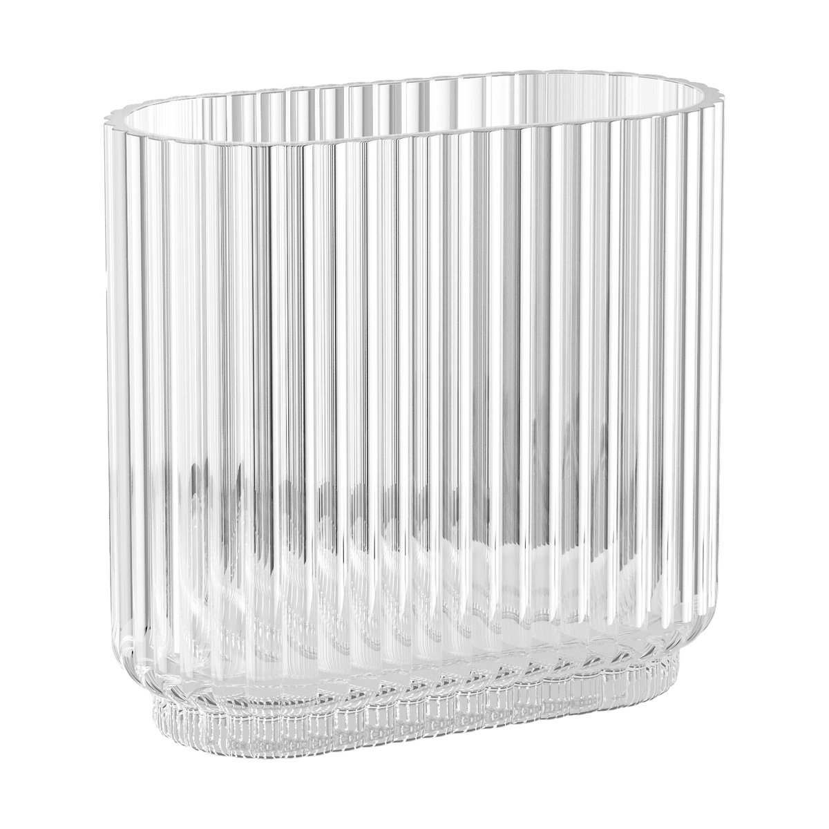 Georg Jensen Bernadotte Vase oval Klar