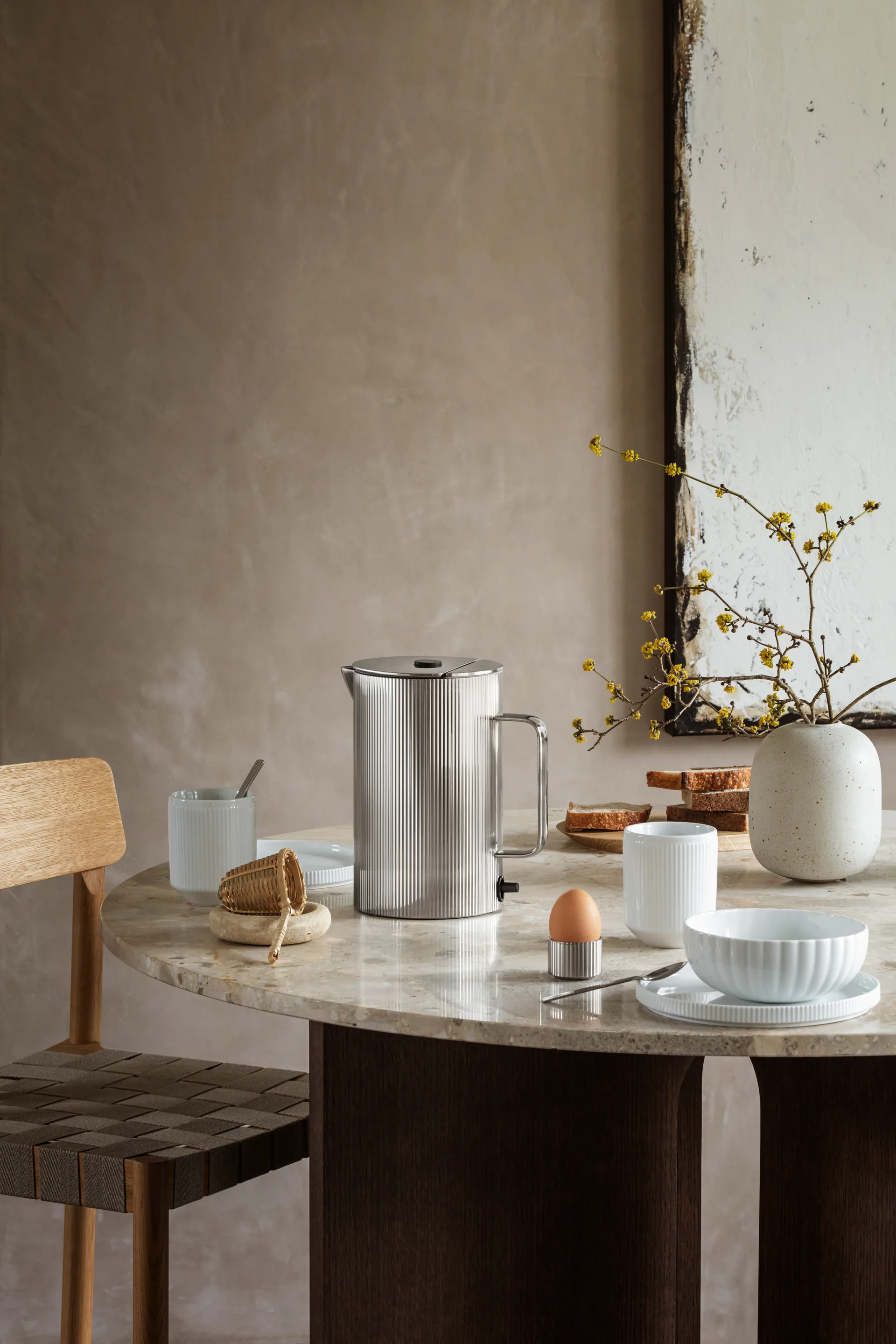 Bernadotte Wasserkocher, Edelstahl Georg Jensen