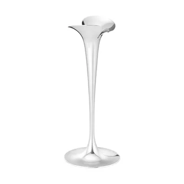 Bloom Kerzenhalter für Stabkerzen - Edelstahl, groß, 2er-Pack - Georg Jensen