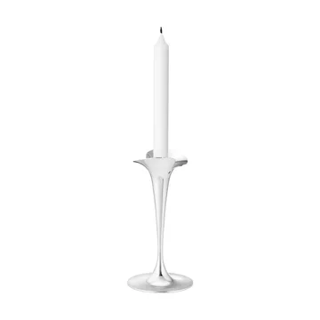 Bloom Kerzenhalter für Stabkerzen - Edelstahl, klein, 2er-Pack - Georg Jensen