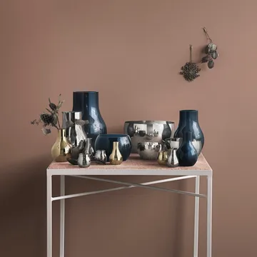 Cafu Glasvase blau - Mini, 14,8cm - Georg Jensen