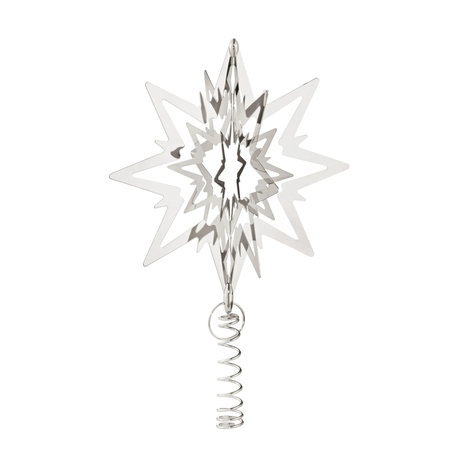Christmas Collectibles Spitzenstern mittel, Palladiumbeschichtet Georg Jensen