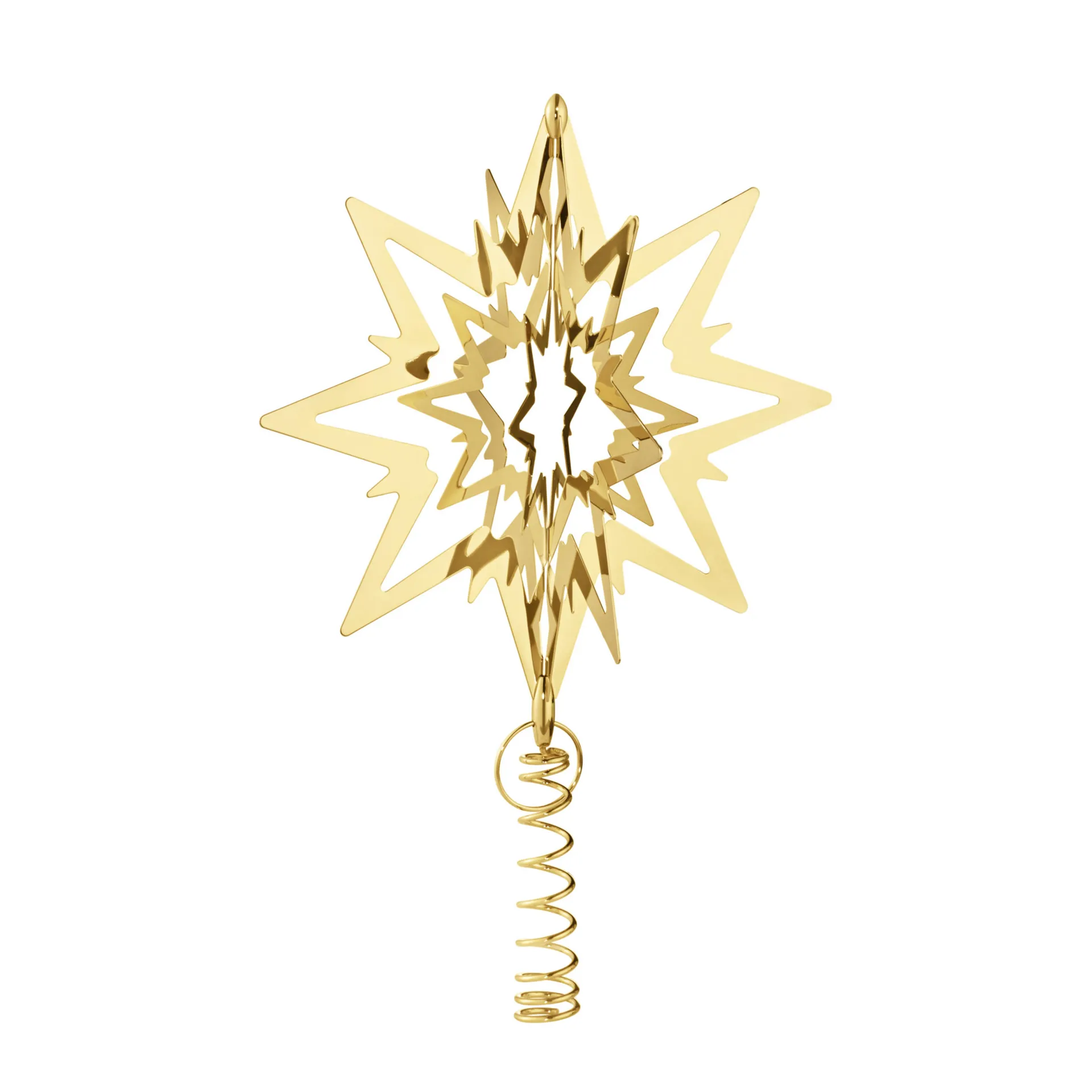 Christmas Collectibles Spitzenstern mittel, Vergoldet Georg Jensen