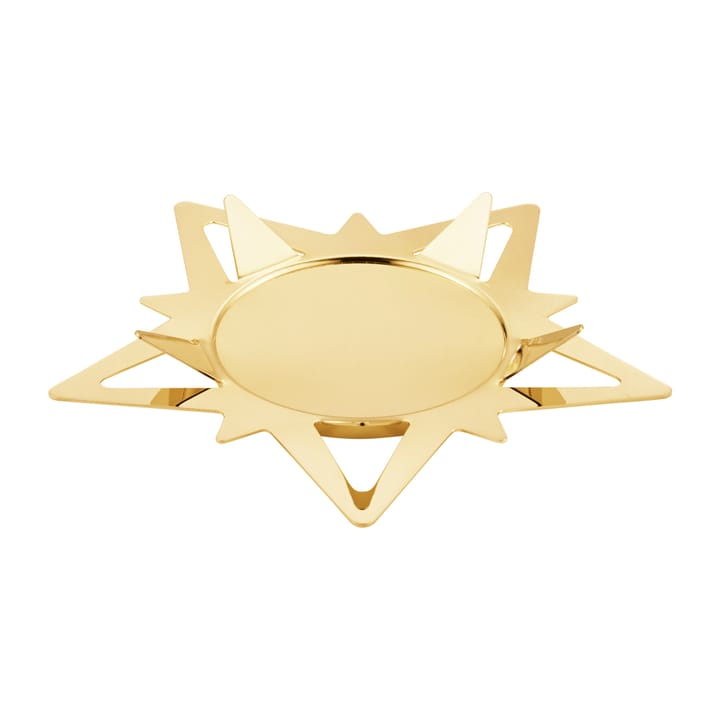 Classic christmas star Blockkerzenhalter Ø16cm - Gold - Georg Jensen