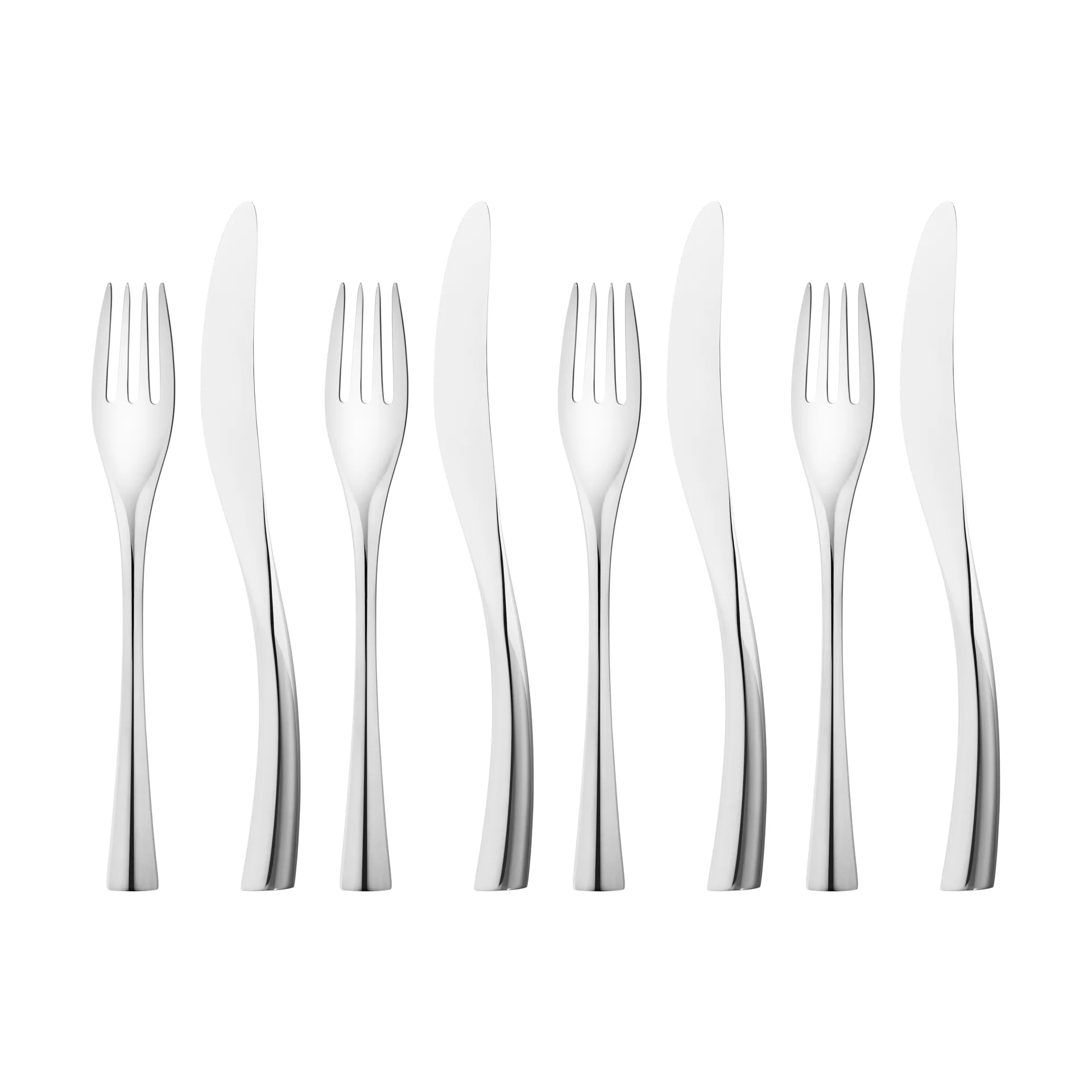 Cobra Besteckset 8 Teile, Edelstahl Georg Jensen
