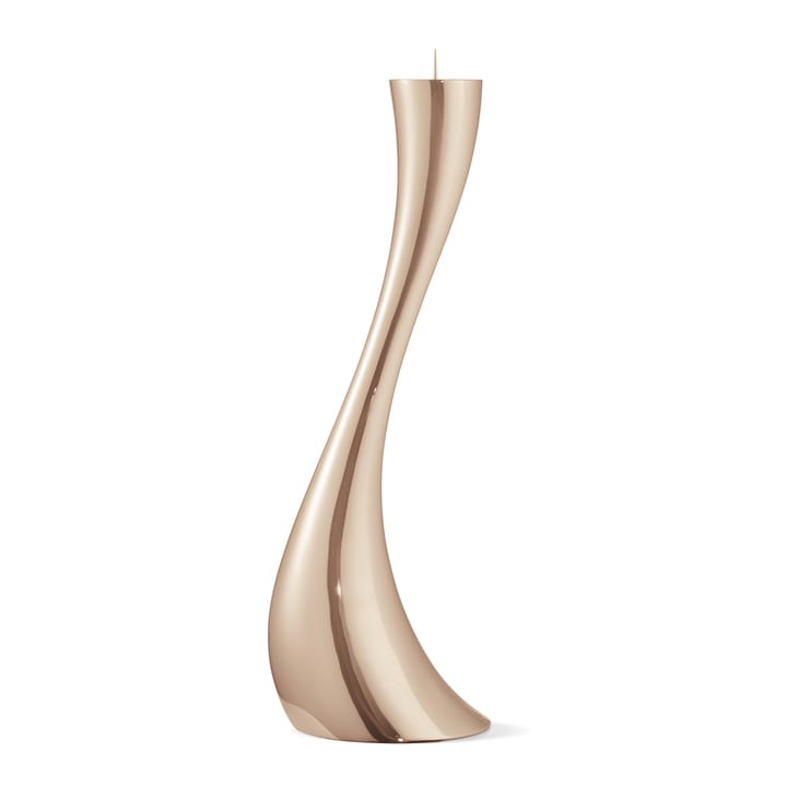 Cobra Boden-Kerzenhalter für Rosé-Gold - Medium, 50cm - Georg Jensen