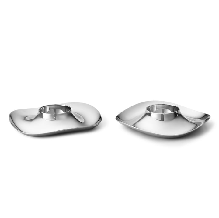 Cobra Eierbecher 2er Pack - Edelstahl - Georg Jensen