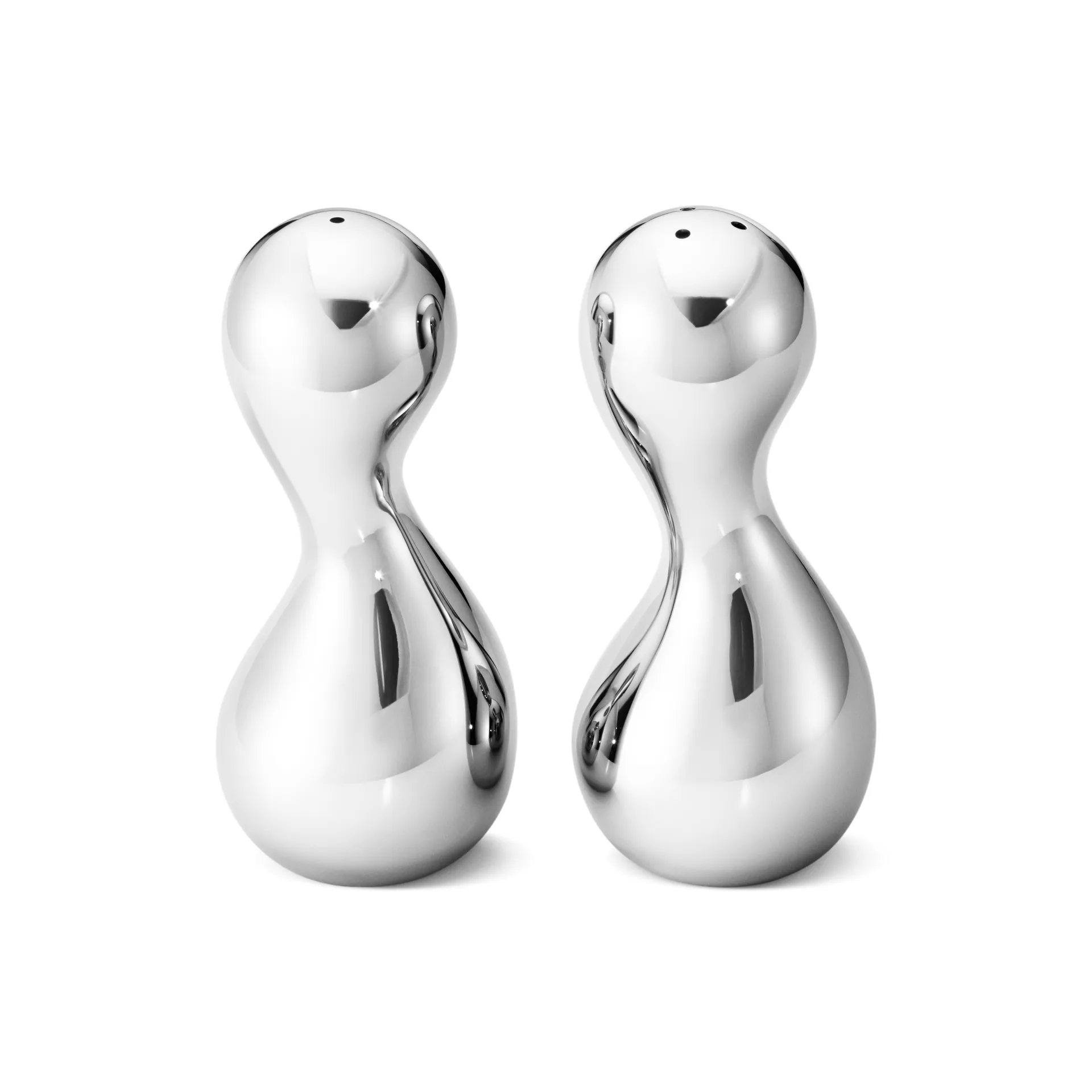 Cobra Salz-und Pfefferstreuer, Edelstahl Georg Jensen