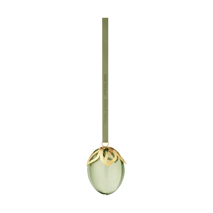 Georg Jensen Osterei Anhänger - Grün-18 K vergoldet, 2026 - Georg Jensen