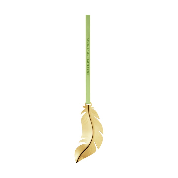 Georg Jensen Osterfeder-Anhänger 2024, 18 K vergoldet Georg Jensen