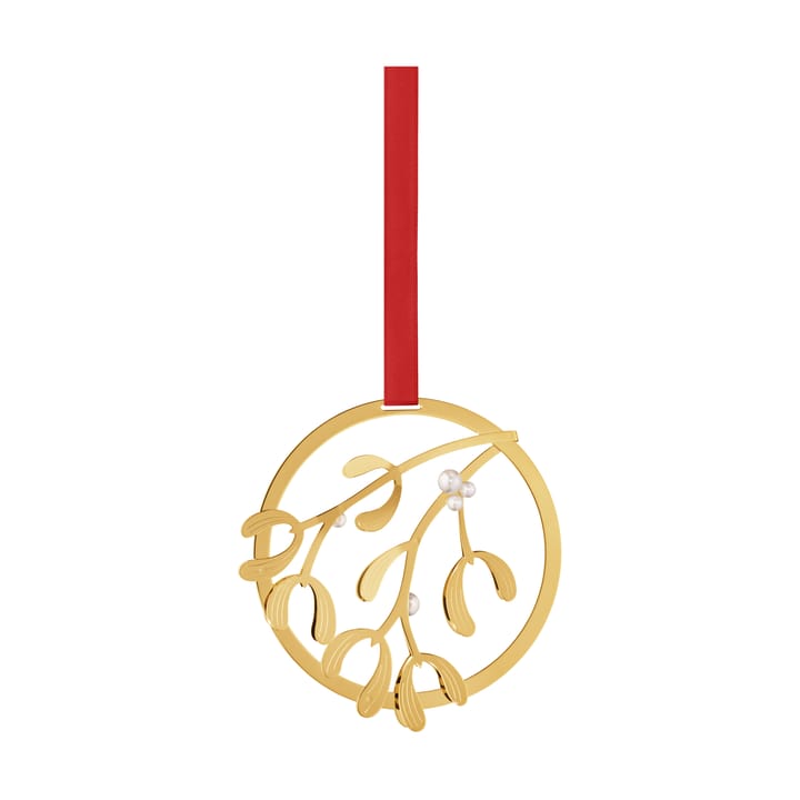 Georg Jensen Weihnachtsanhänger Mistel - Vergoldetes Messing - Georg Jensen