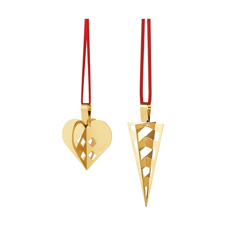 Geschenkset 2-teilig, 2025 - Vergoldetes Messing - Georg Jensen