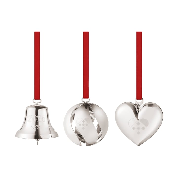 Geschenkset 3-teilig, 2025 - Palladiumbeschichtetes Messing - Georg Jensen