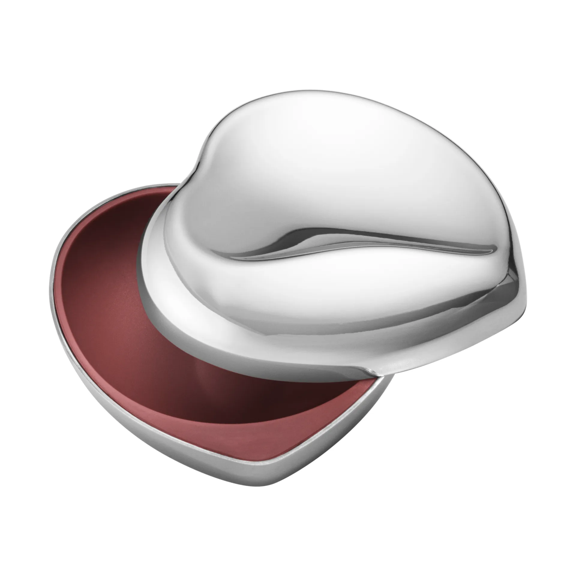 Heart Schachtel, Edelstahl Georg Jensen