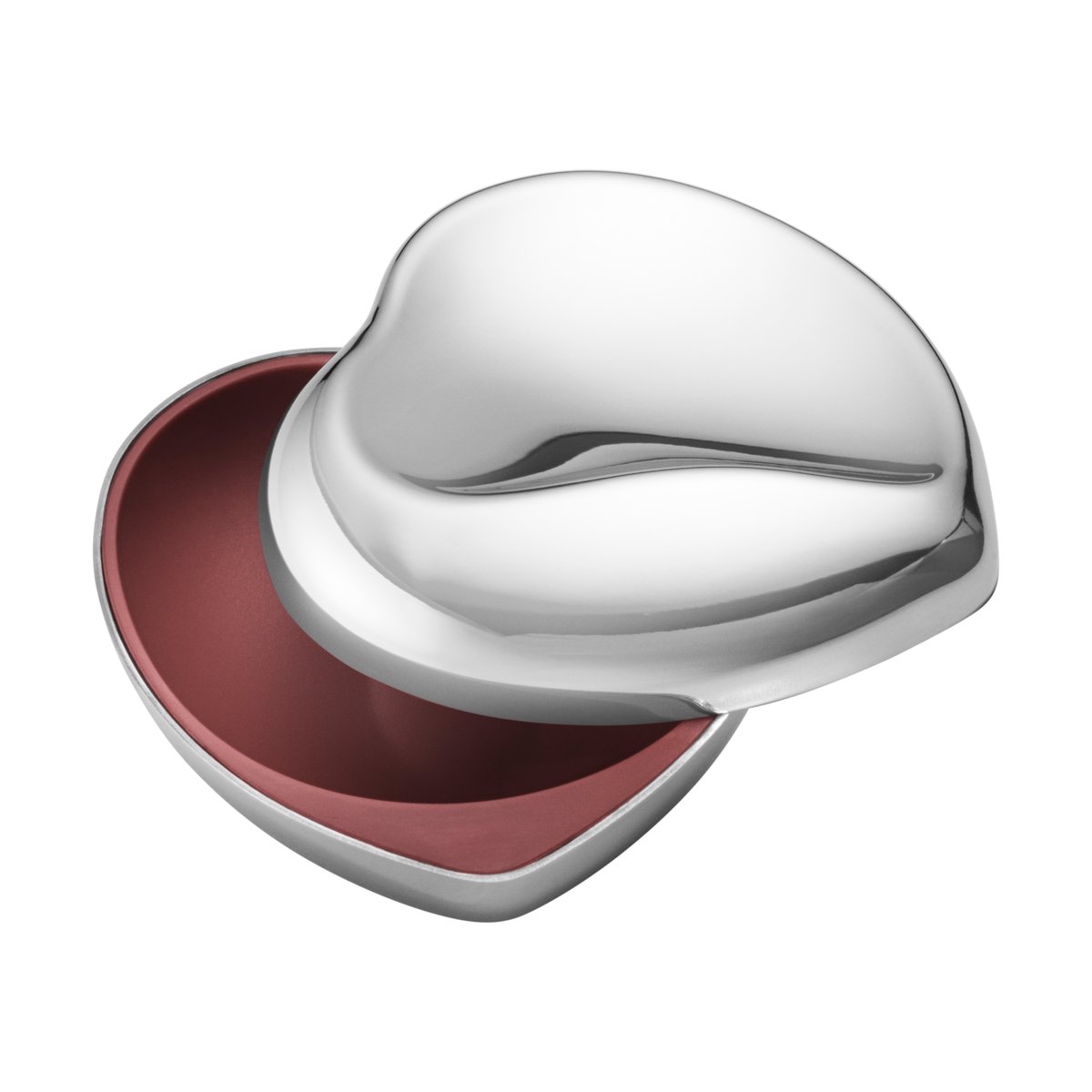 Georg Jensen Heart Schachtel Edelstahl