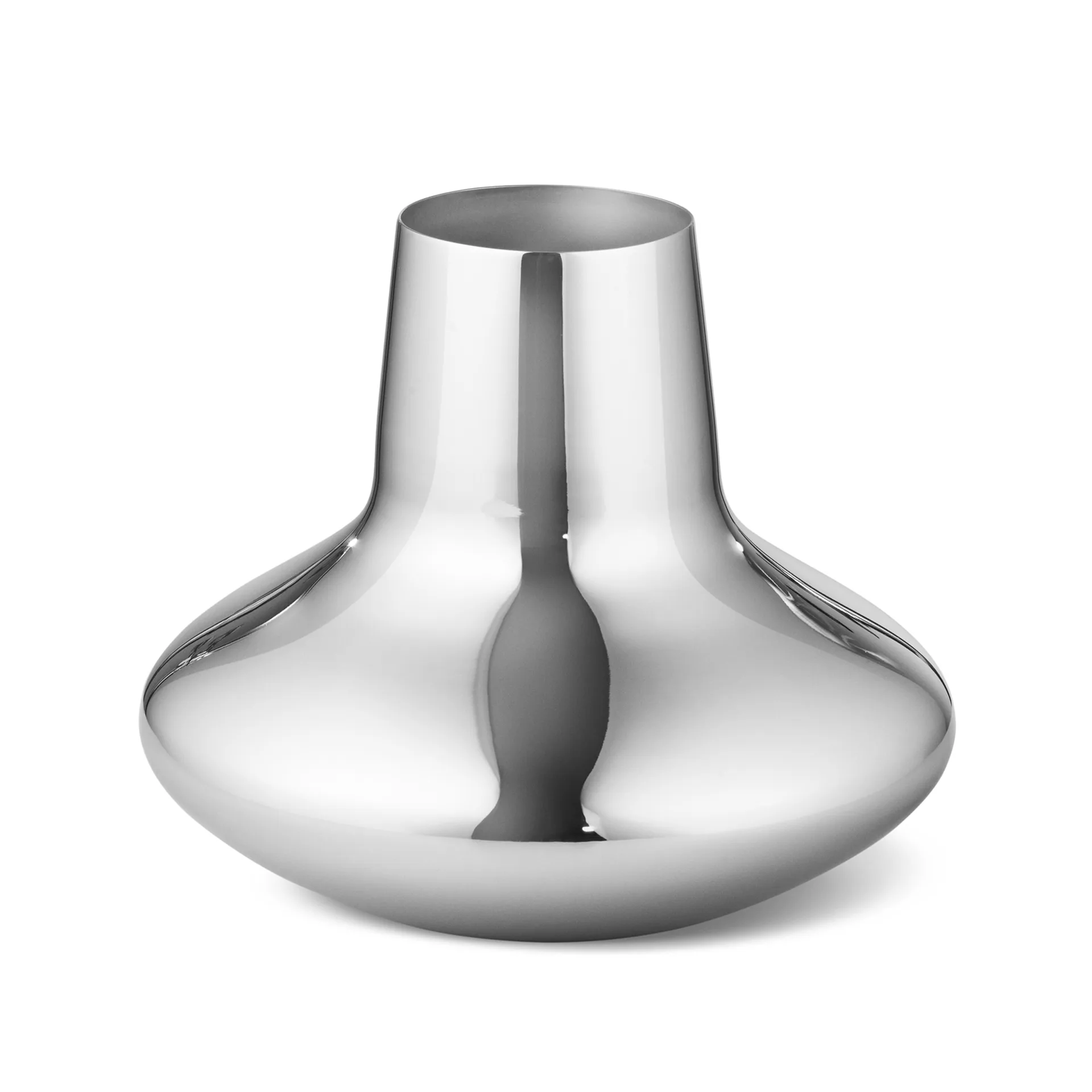 Henning Koppel Vase Edelstahl, Klein, 12,4cm Georg Jensen