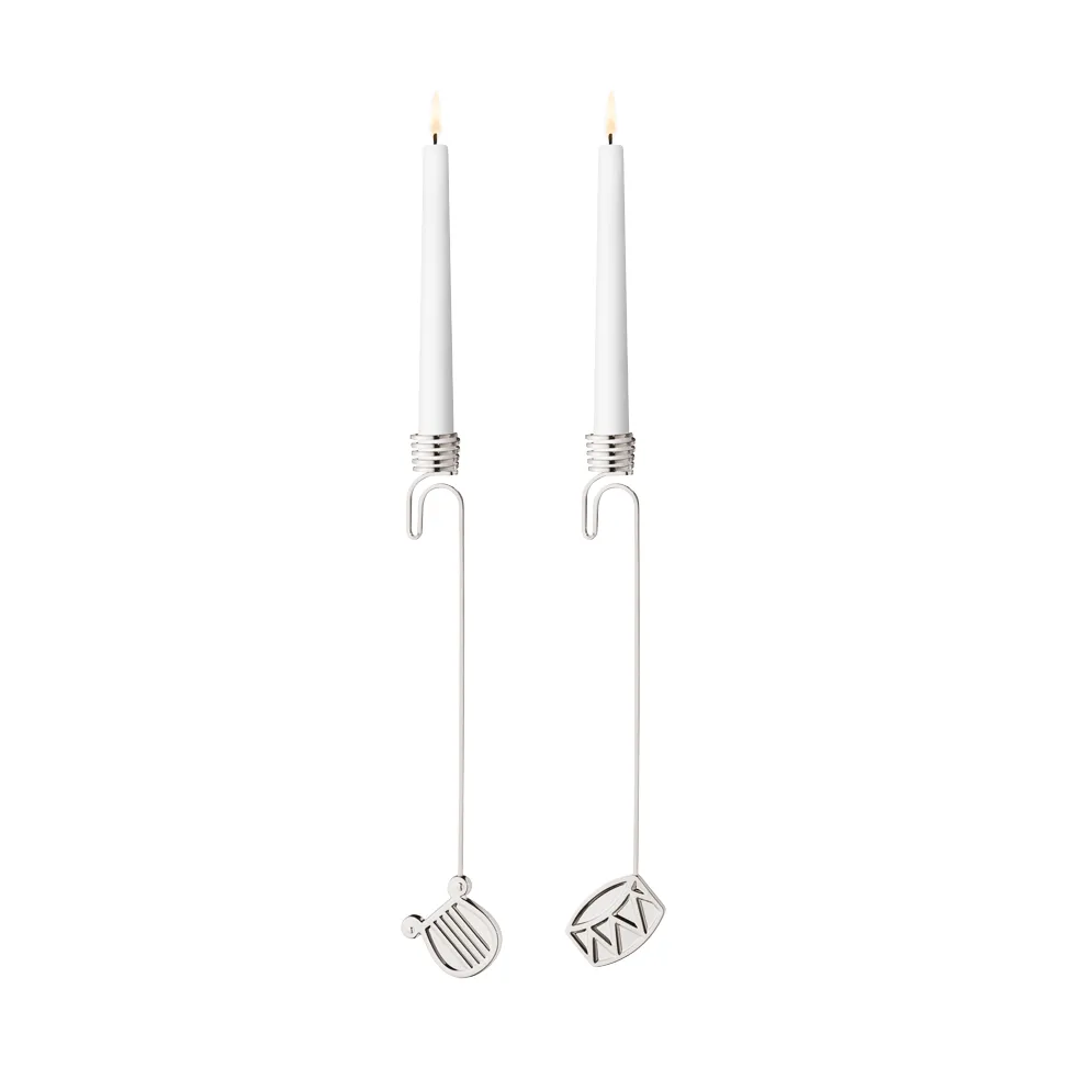 Kerzenhalter-Set 2026, Palladium Georg Jensen