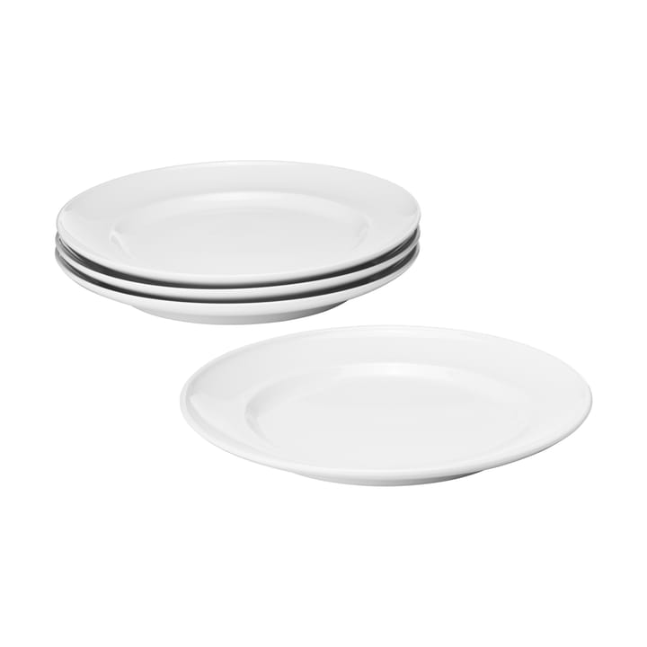 Koppel Lunchteller Ø22 cm 4er-Pack - Weiß - Georg Jensen