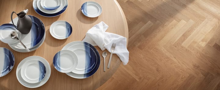 Koppel Lunchteller dekor Ø22 cm, Weiß-Blau Georg Jensen