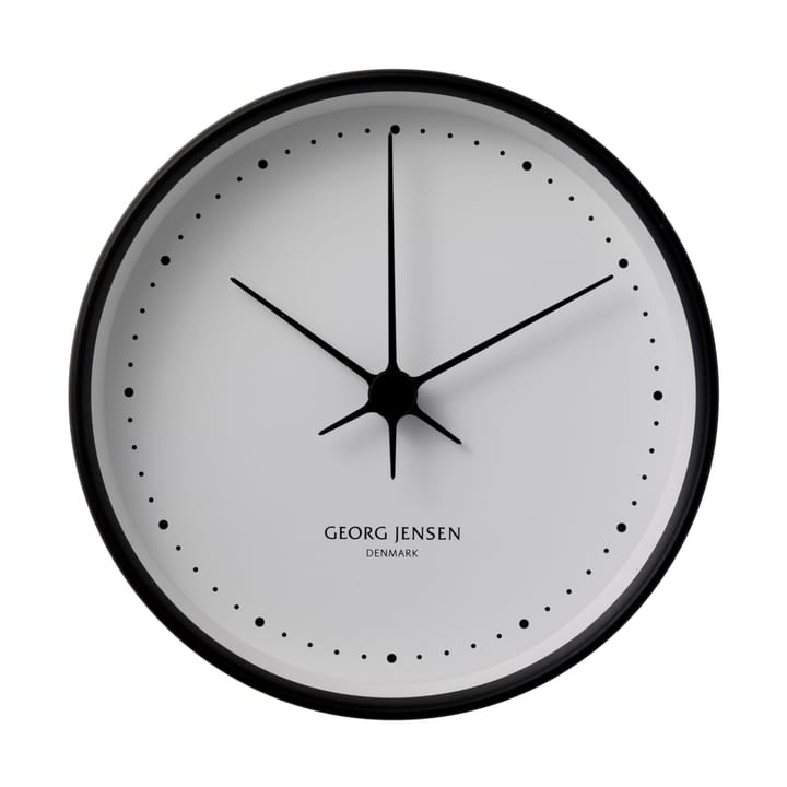 Koppel Wanduhr weiß-schwarz - Ø 22cm - Georg Jensen