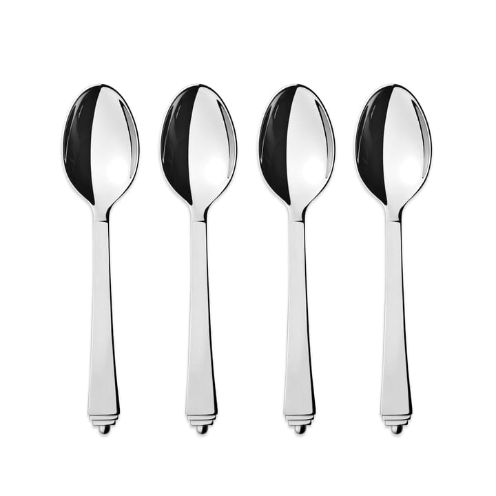 Pyramid Teelöffel groß - 4er Pack - Georg Jensen