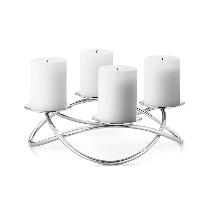 Season Kerzenleuchter groß, Glänzend Georg Jensen