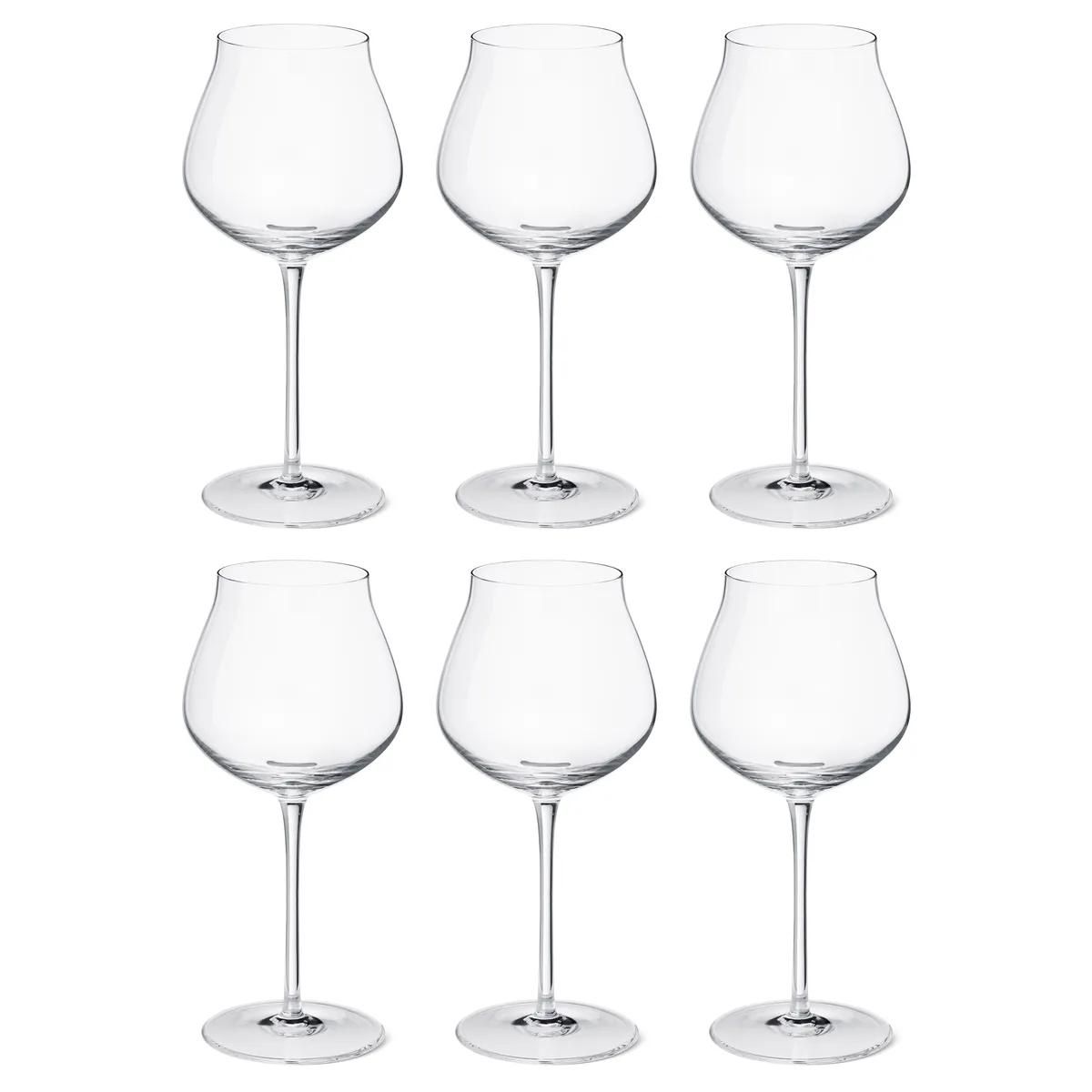 Georg Jensen Sky Rotweinglas 50cl 6er Pack Kristallin