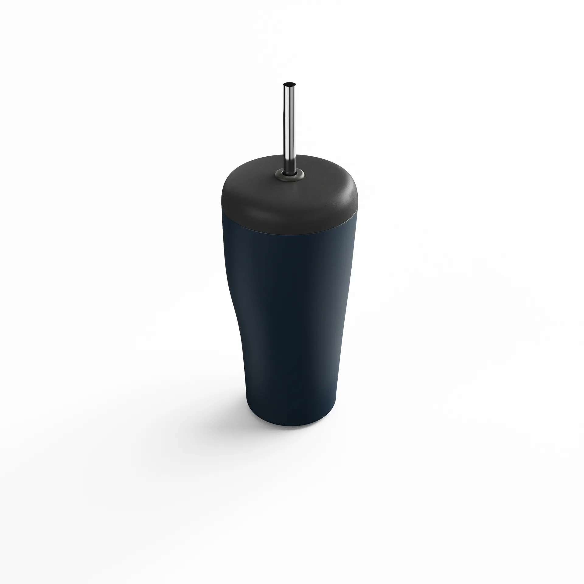 Sky Thermobecher mit Strohhalm 40 cl, Blau Georg Jensen