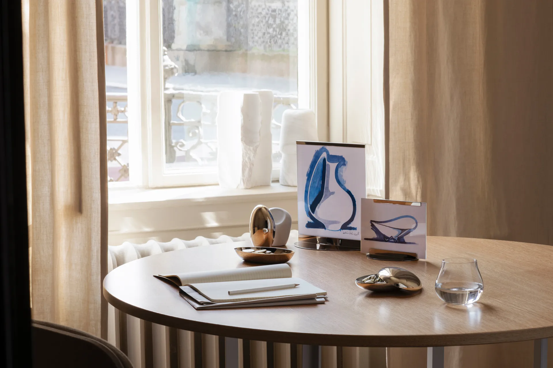 Sky Verwahrungsdose 5 x 14cm, Edelstahl Georg Jensen