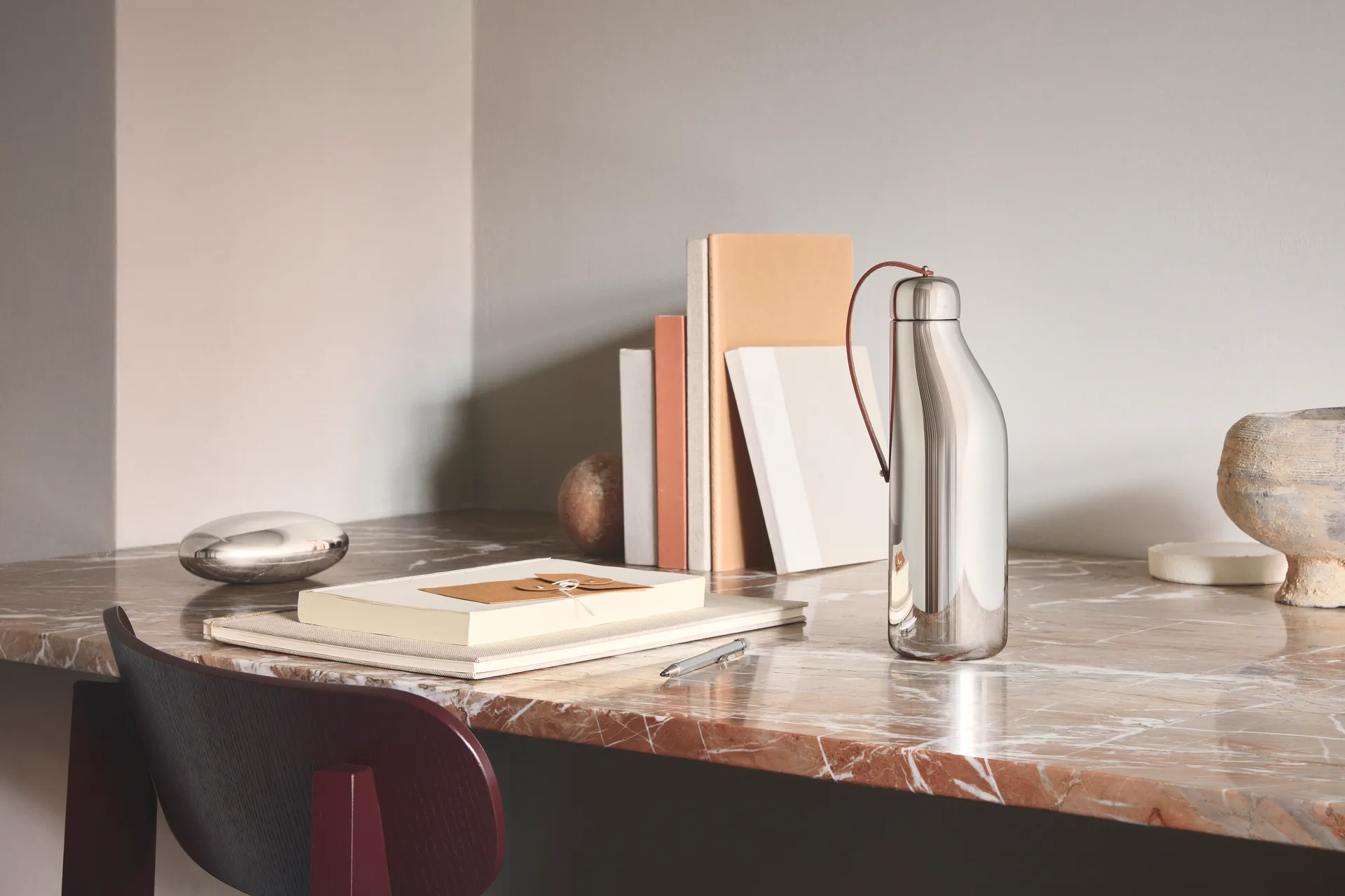 Sky Wasserflasche 50cl, Edelstahl Georg Jensen