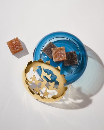 Spring 2025 Bonbonniere Ø10,6 cm - Blau-Gold - Georg Jensen