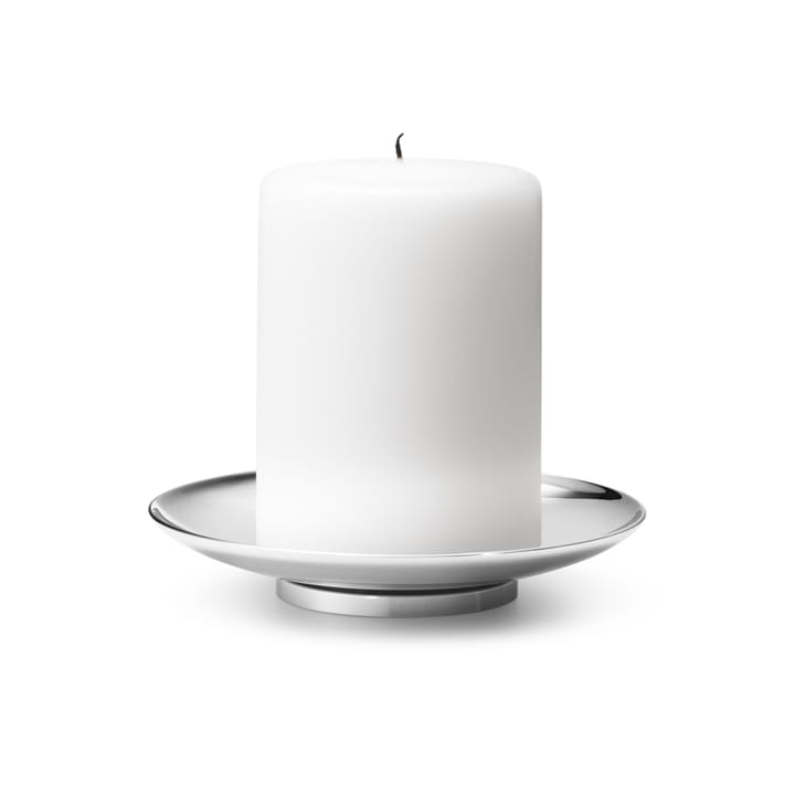Tunes Pillar Kerzenhalter Ø12,2cm, Edelstahl Georg Jensen