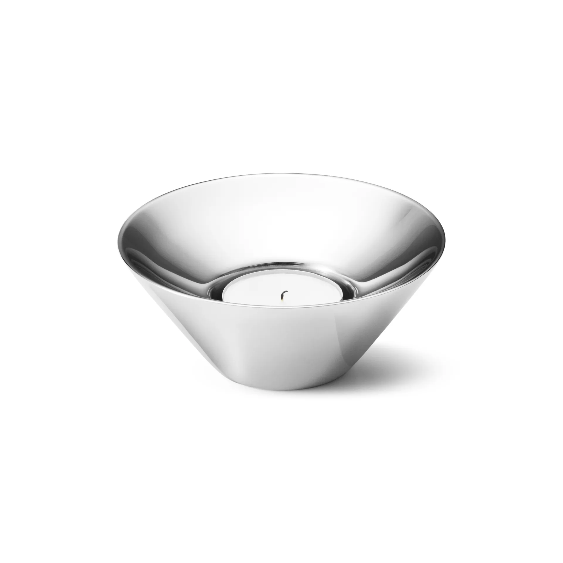 Tunes Windlicht Ø10,2cm, Edelstahl Georg Jensen
