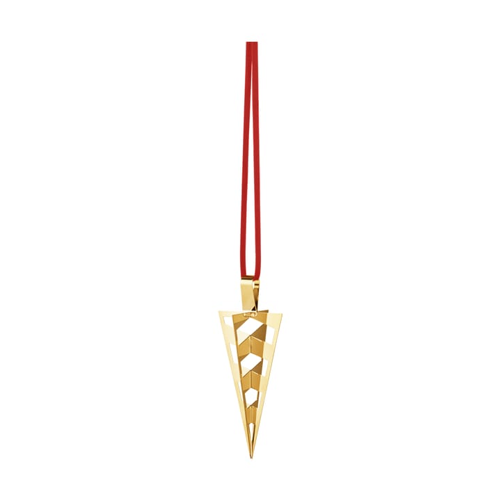 Weihnachtsanhänger Spitze, 2025 - Vergoldetes Messing - Georg Jensen