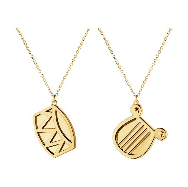 Weihnachtsdeko-Set 2026 - Vergoldete Zinklegierung - Georg Jensen