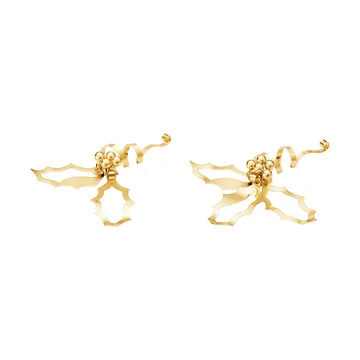 Weihnachtsdekoration für den Tisch 2026 - Gold, 2-teilig - Georg Jensen