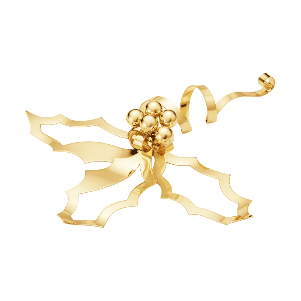 Weihnachtsdekoration für den Tisch 2026, Gold, groß Georg Jensen