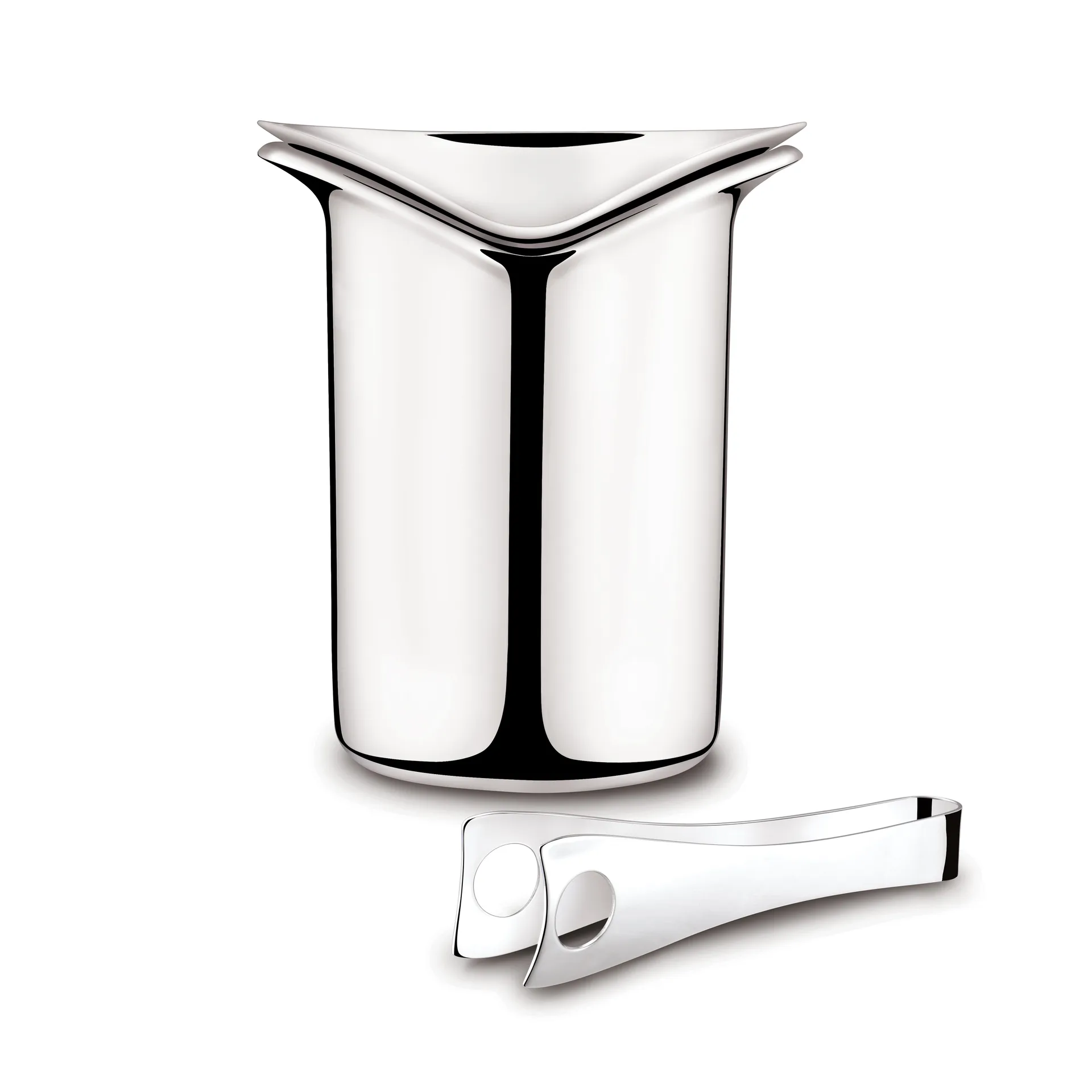 Wine Eiseimer mit Zange, 21cm Georg Jensen