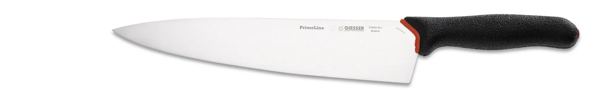 PrimeLine Küchenmesser 26 cm, Schwarz Giesser