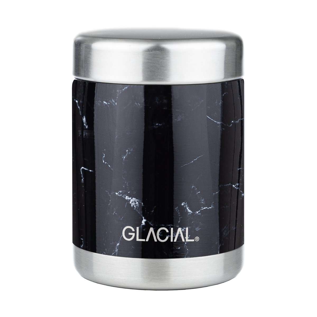 Glacial Glacial Thermosbehälter 350 ml Black marble