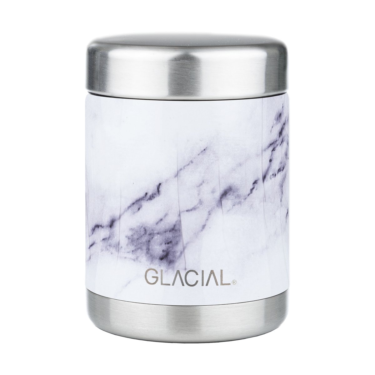 Glacial Glacial Thermosbehälter 350 ml White marble
