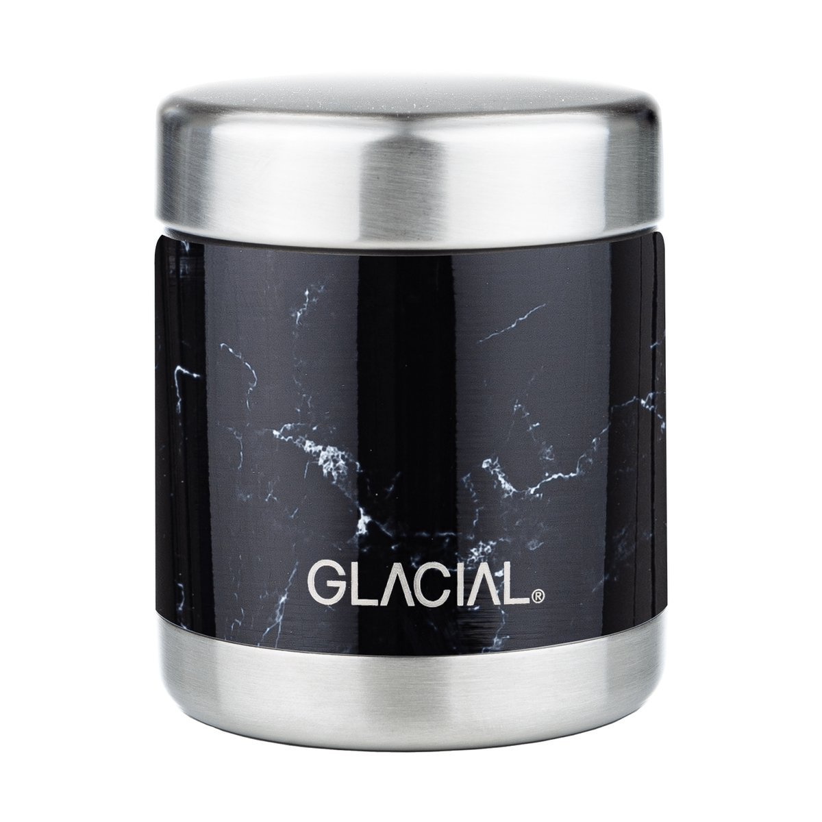 Glacial Glacial Thermosbehälter 450 ml Black marble
