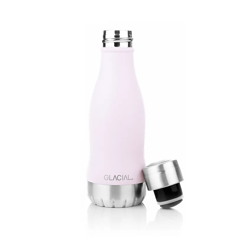 Glacial Wasserflasche 280 ml, Matte pink powder Glacial