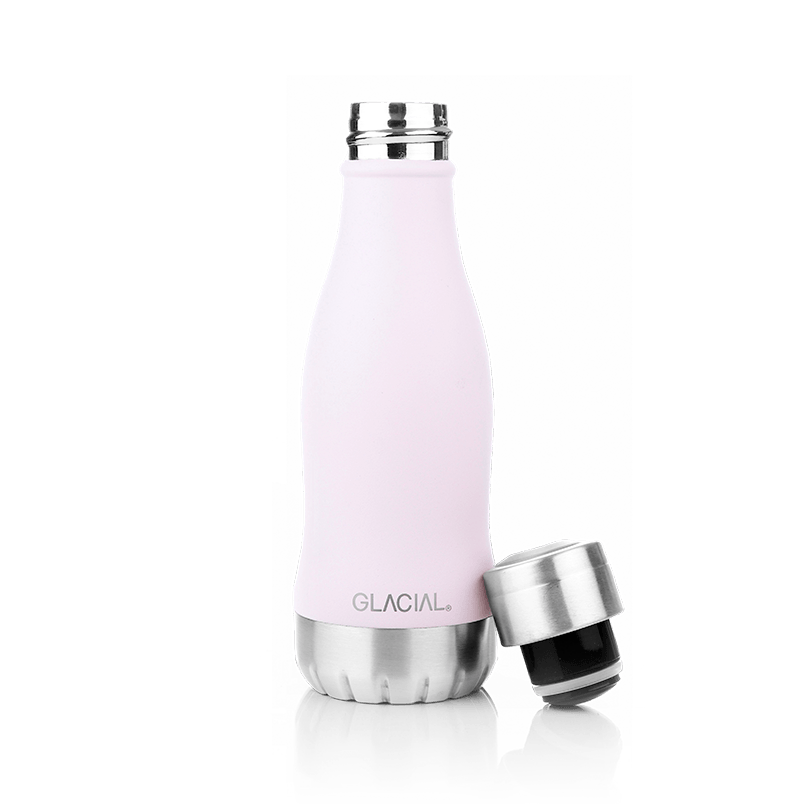 Glacial Glacial Wasserflasche 280 ml Matte pink powder