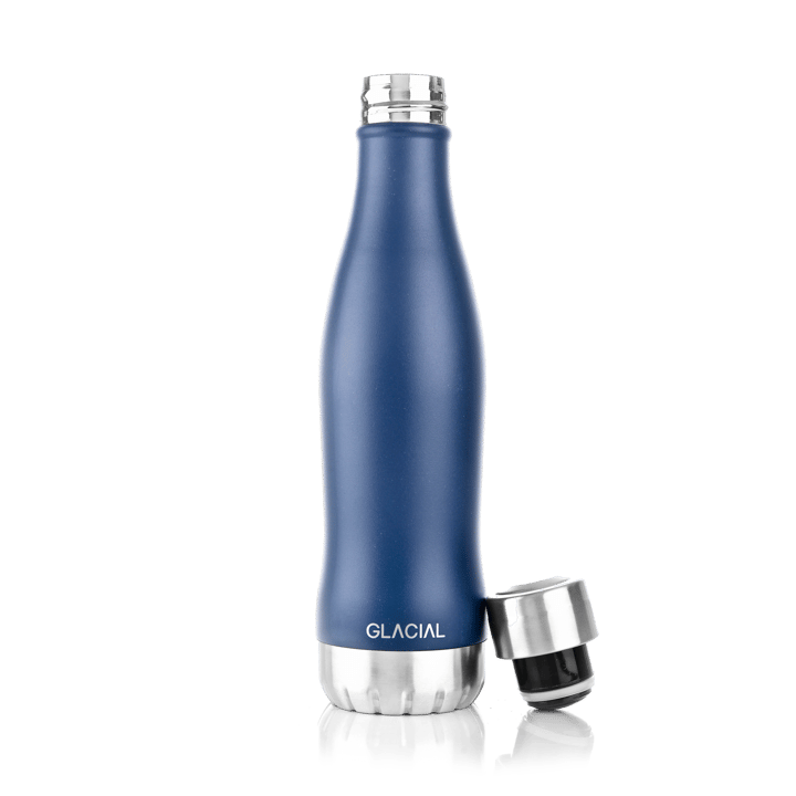 Glacial Wasserflasche 400 ml - Matte navy - Glacial