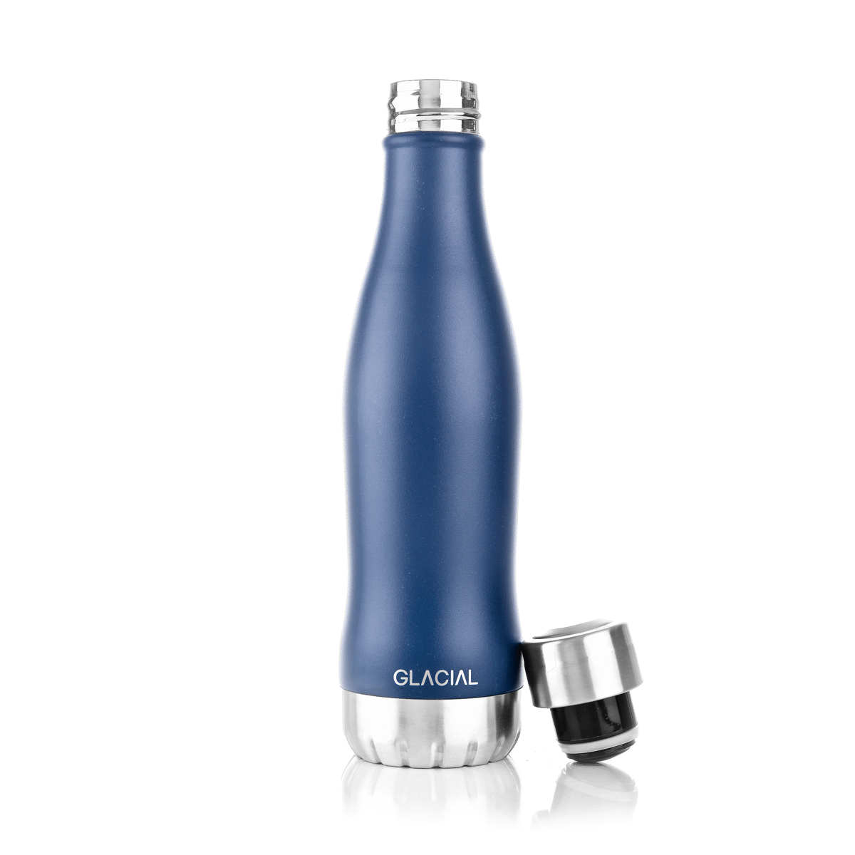 Glacial Glacial Wasserflasche 400 ml Matte navy