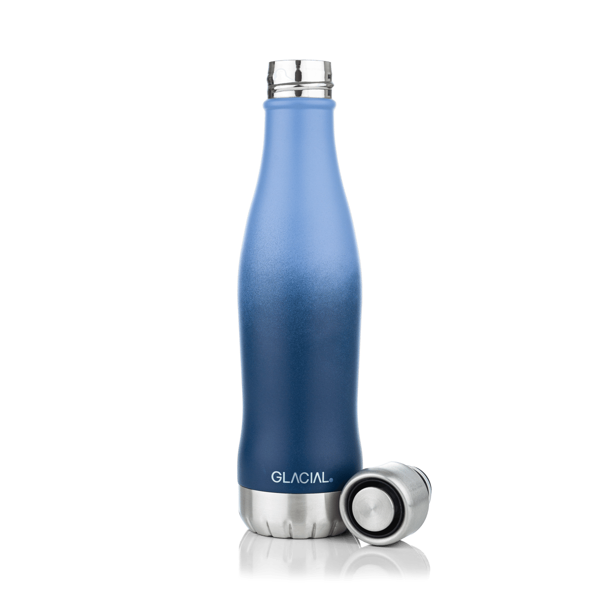Glacial Glacial Wasserflasche active 400 ml Blue fade